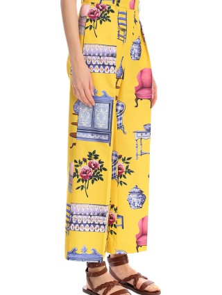 Жёлтые брюки WEEKEND MAX MARA: фото 5 - Invogue